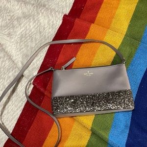 Kate Spade glitter crossbody bag
